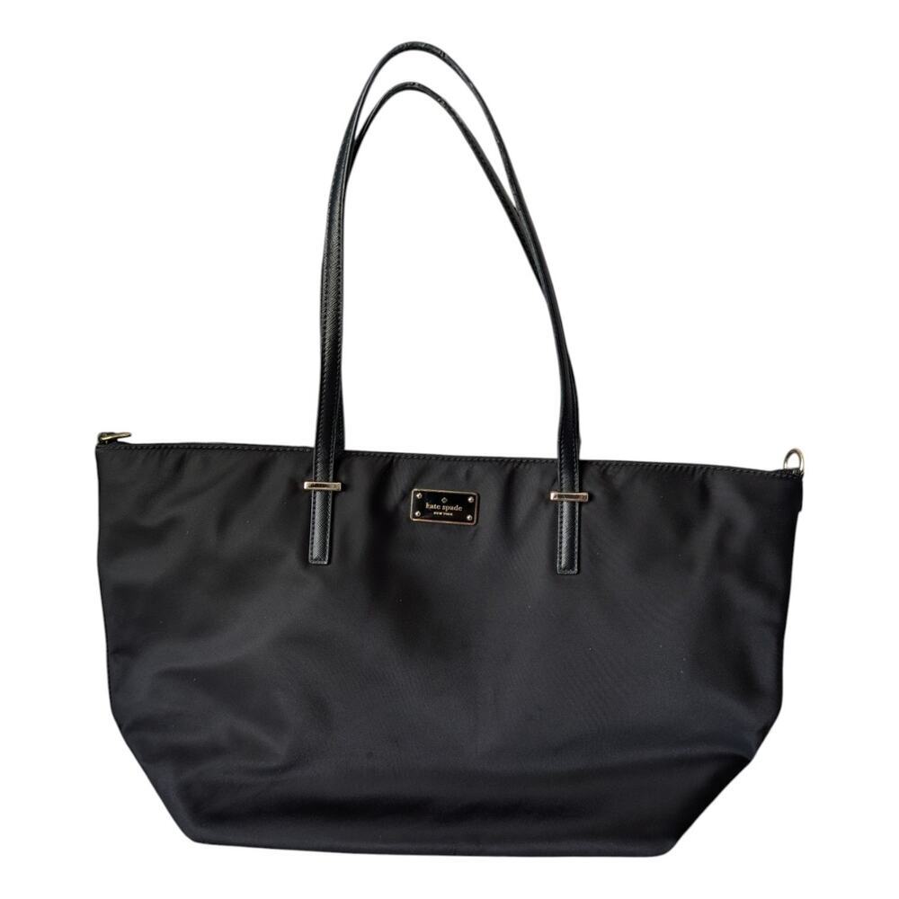 Kate Spade New York Black Wilson Road Margareta Tote Shoulder Bag Zipper Travel